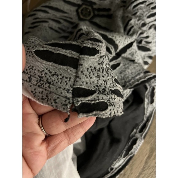 Philipp Plein Women's Distressed Shirt Sz L - Picture 5 of 5